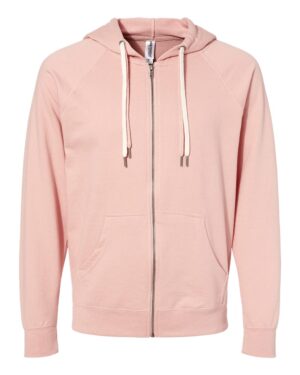 Independent Trading Co. Unisex Icon Lightweight Loopback Terry Full-Zip Hooded Sweatshirt - Image 52