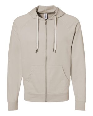 Independent Trading Co. Unisex Icon Lightweight Loopback Terry Full-Zip Hooded Sweatshirt - Image 58