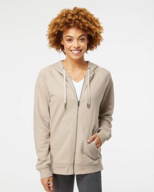 Independent Trading Co. Unisex Icon Lightweight Loopback Terry Full-Zip Hooded Sweatshirt - Image 61