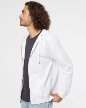 Independent Trading Co. Unisex Icon Lightweight Loopback Terry Full-Zip Hooded Sweatshirt - Image 68