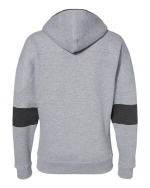 J. America Men's Sport Lace Colorblocked Fleece Hooded Sweatshirt - Image 14
