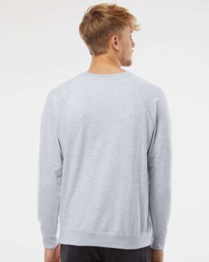 Independent Trading Co. Unisex Icon Lightweight Loopback Terry Crewneck Sweatshirt - Image 6
