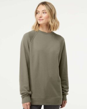 Independent Trading Co. Unisex Icon Lightweight Loopback Terry Crewneck Sweatshirt - Image 46