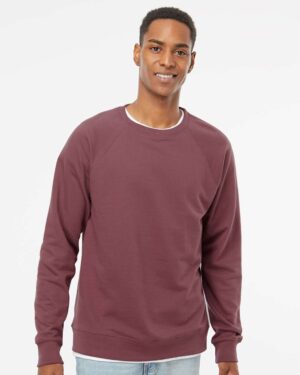 Independent Trading Co. Unisex Icon Lightweight Loopback Terry Crewneck Sweatshirt - Image 52