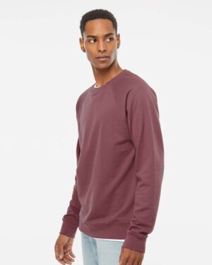 Independent Trading Co. Unisex Icon Lightweight Loopback Terry Crewneck Sweatshirt - Image 53