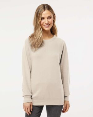 Independent Trading Co. Unisex Icon Lightweight Loopback Terry Crewneck Sweatshirt - Image 64