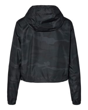 Independent Trading Co. Women's Lightweight Quarter-Zip Pullover Crop Windbreaker - Image 8