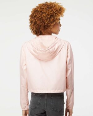 Independent Trading Co. Women's Lightweight Quarter-Zip Pullover Crop Windbreaker - Image 18