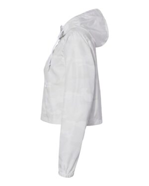 Independent Trading Co. Women's Lightweight Quarter-Zip Pullover Crop Windbreaker - Image 21