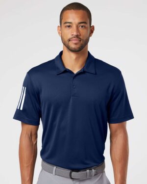 Adidas Men's Floating 3-Stripes Polo - Image 10