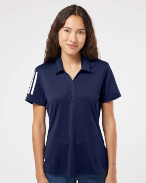 Adidas Women's Floating 3-Stripes Polo - Image 10