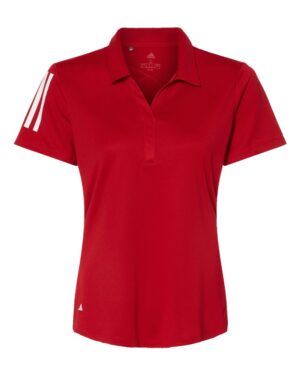Adidas Women's Floating 3-Stripes Polo - Image 13