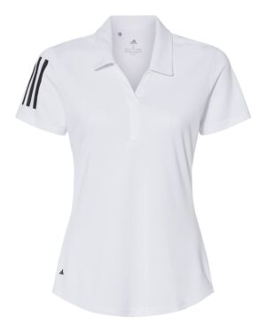 Adidas Women's Floating 3-Stripes Polo - Image 19