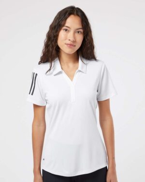 Adidas Women's Floating 3-Stripes Polo - Image 22