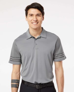 Adidas Men's Striped Sleeve Polo - Image 10