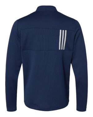 Adidas Men's 3-Stripes Double-Knit Quarter-Zip Pullover - Image 20