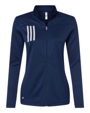 Adidas Women's 3-Stripes Double Knit Full-Zip Jacket - Image 19