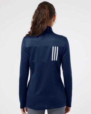 Adidas Women's 3-Stripes Double Knit Full-Zip Jacket - Image 24