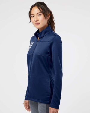 Adidas Women's 3-Stripes Double Knit Full-Zip Jacket - Image 23