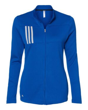 Adidas Women's 3-Stripes Double Knit Full-Zip Jacket - Image 25