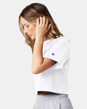 Champion Women's Heritage Jersey Crop T-Shirt - Image 29