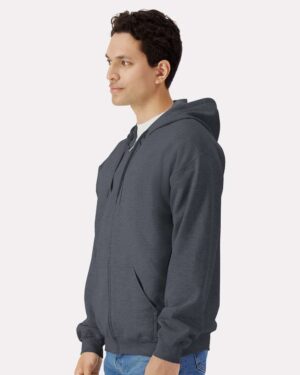 Gildan Unisex Softstyle® Full-Zip Hooded Sweatshirt - Image 11