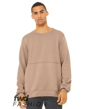 BELLA + CANVAS FWD Fashion Raw Seam Crewneck Sweatshirt - Image 4
