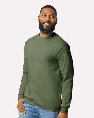 Gildan Unisex Heavy Cotton™ Long Sleeve T-Shirt - Image 63