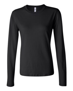 BELLA + CANVAS Women’s Jersey Long Sleeve Tee - Image 4