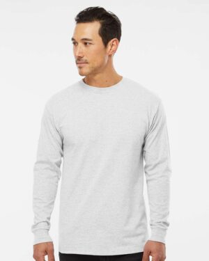 M&O Unisex Gold Soft Touch Long Sleeve T-Shirt - Image 4