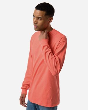 M&O Unisex Gold Soft Touch Long Sleeve T-Shirt - Image 65