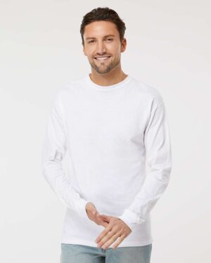 M&O Unisex Gold Soft Touch Long Sleeve T-Shirt - Image 112