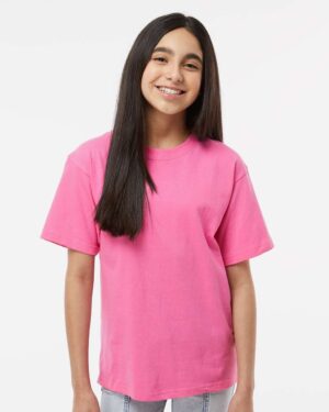 M&O Youth Gold Soft Touch T-Shirt - Image 10