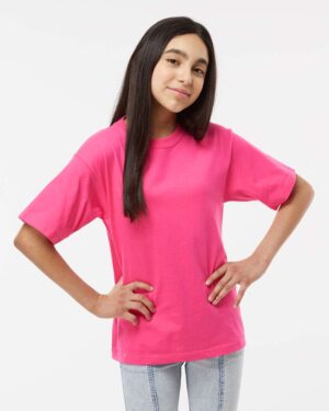 M&O Youth Gold Soft Touch T-Shirt - Image 136