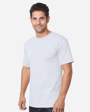 Bayside Unisex USA-Made Heavyweight Ring-spun T-Shirt - Image 3