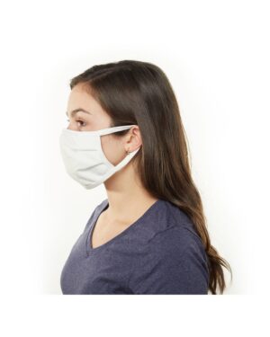 Hanes 3-Ply Cotton Face Mask - Image 2