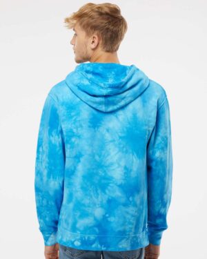 Independent Trading Co. Unisex Midweight Tie-Dyed Hooded Sweatshirt - Image 6