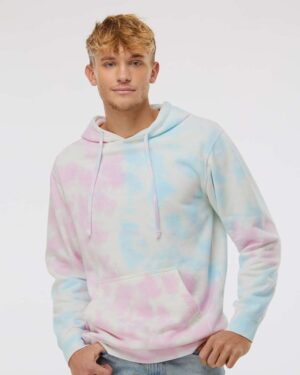 Independent Trading Co. Unisex Midweight Tie-Dyed Hooded Sweatshirt - Image 16