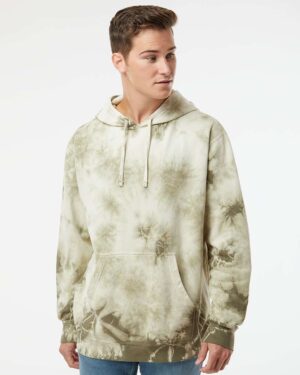 Independent Trading Co. Unisex Midweight Tie-Dyed Hooded Sweatshirt - Image 34