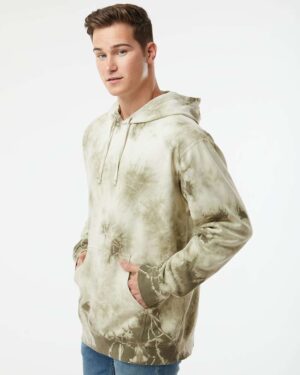Independent Trading Co. Unisex Midweight Tie-Dyed Hooded Sweatshirt - Image 35