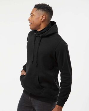 J. America Men's Gaiter Fleece Hooded Sweatshirt - Image 5