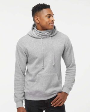 J. America Men's Gaiter Fleece Hooded Sweatshirt - Image 24