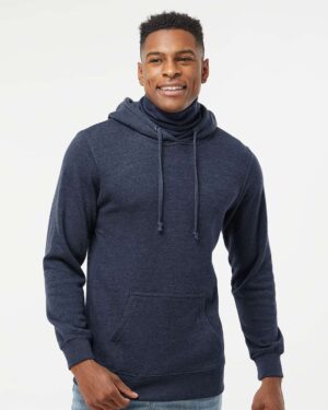 J. America Men's Gaiter Fleece Hooded Sweatshirt - Image 36