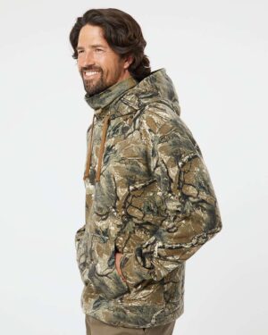 J. America Men's Gaiter Fleece Hooded Sweatshirt - Image 31