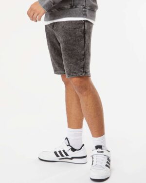 Independent Trading Co. Unisex Mineral Wash Fleece Shorts - Image 5