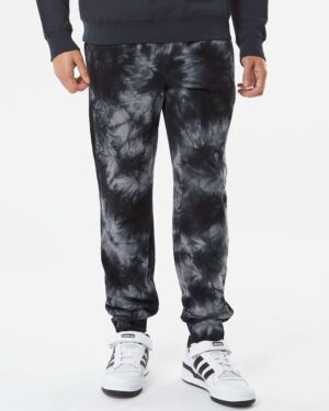 Independent Trading Co. Unisex Tie-Dyed Fleece Sweatpants - Image 10