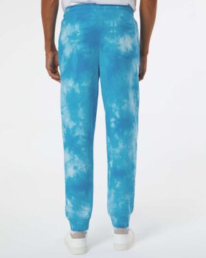 Independent Trading Co. Unisex Tie-Dyed Fleece Sweatpants - Image 6