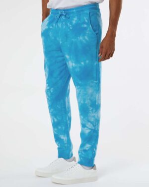 Independent Trading Co. Unisex Tie-Dyed Fleece Sweatpants - Image 5