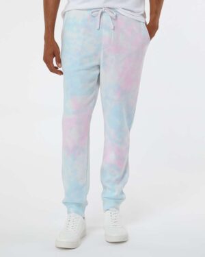 Independent Trading Co. Unisex Tie-Dyed Fleece Sweatpants - Image 16