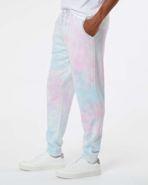 Independent Trading Co. Unisex Tie-Dyed Fleece Sweatpants - Image 17